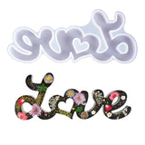 Large Mom Love Letter Pendant Resin Mold