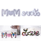 Large Mom Love Letter Pendant Resin Mold