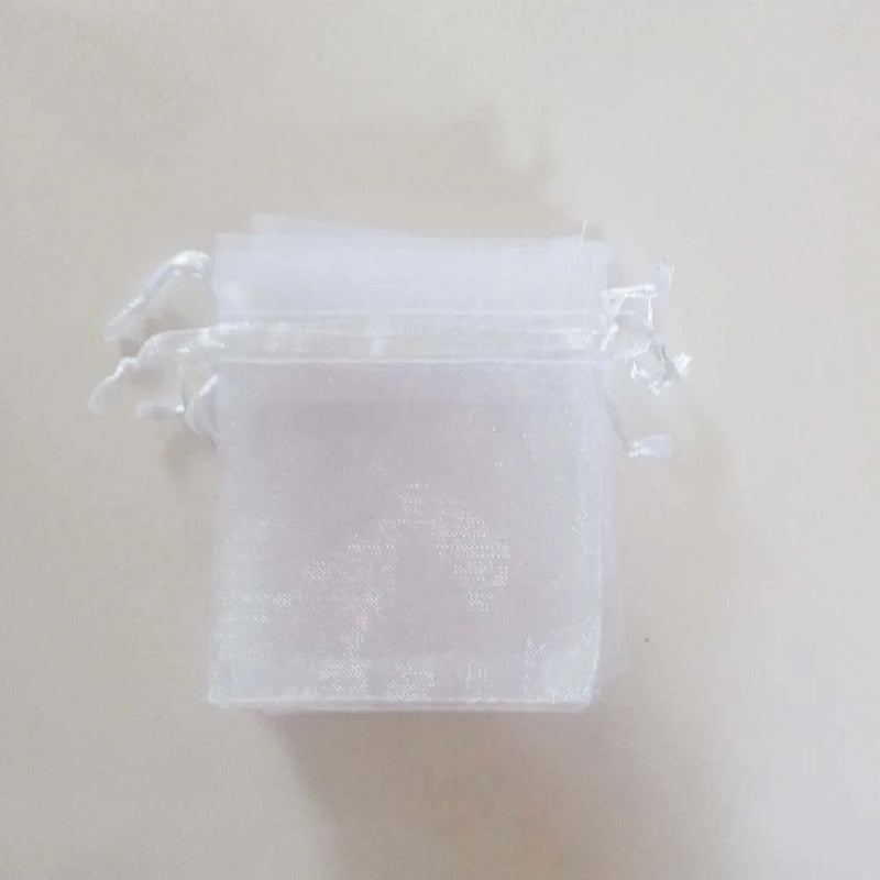 25pcs Large Organza Bags Drawstring Gift Bag Jewelry Pouch Storage