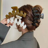 Oversize Hair Claw Clip Acrylic Summer Hairpin Girls Hair Accessories