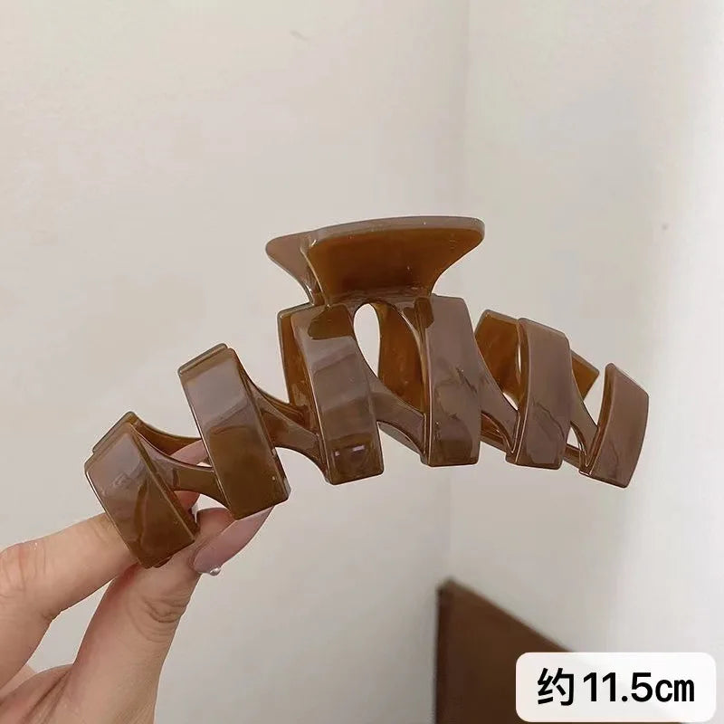 Oversize Hair Claw Clip Acrylic Summer Hairpin Girls Hair Accessories