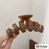 Oversize Hair Claw Clip Acrylic Summer Hairpin Girls Hair Accessories