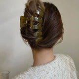 Oversize Hair Claw Clip Acrylic Summer Hairpin Girls Hair Accessories