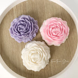 3D Peony Flower Silicone Candle Mold DIY Soap Plaster Resin Cake Baking
