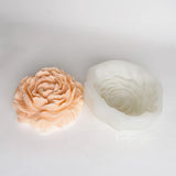 3D Peony Flower Silicone Candle Mold DIY Soap Plaster Resin Cake Baking