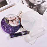 Large Moon Shape Resin Mold Set for Epoxy Casting DIY Photo Frame Craft