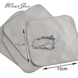 Jewelry Cleaning Polishing Cloth for Silver Charms Diamond Gem Stone