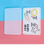 Rectangle Dinner Plate Resin Mold Jewelry Tool Storage Box