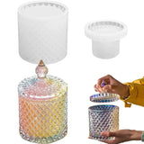 Resin Box Molds with Lids, 3D Jar Mold, Trinket Storage Container