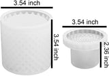 Resin Box Molds with Lids, 3D Jar Mold, Trinket Storage Container