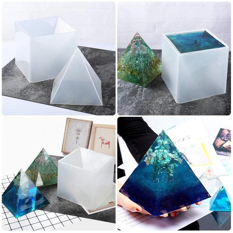 Resin Pyramid Molds for DIY Orgone Pyramid
