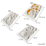 Large Rose Flower Lily Star Moon Sun Planet Theme UV Resin Silicone Mold