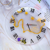 Large Round Clock Resin Mold, Silicone Wall Decor Craft Mould