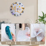 Large Round Clock Resin Mold, Silicone Wall Decor Craft Mould