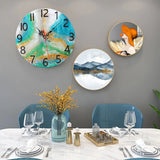 Large Round Clock Resin Mold, Silicone Wall Decor Craft Mould