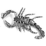 Large Scorpion Stainless Steel Pendant Biker Mens Boys Jewelry