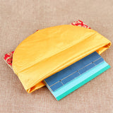 Rich Flower Dragon Pattern Scripture Bag, Double-layer Thickened Brocade Bag