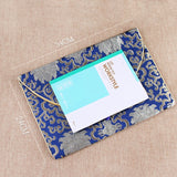 Rich Flower Dragon Pattern Scripture Bag, Double-layer Thickened Brocade Bag