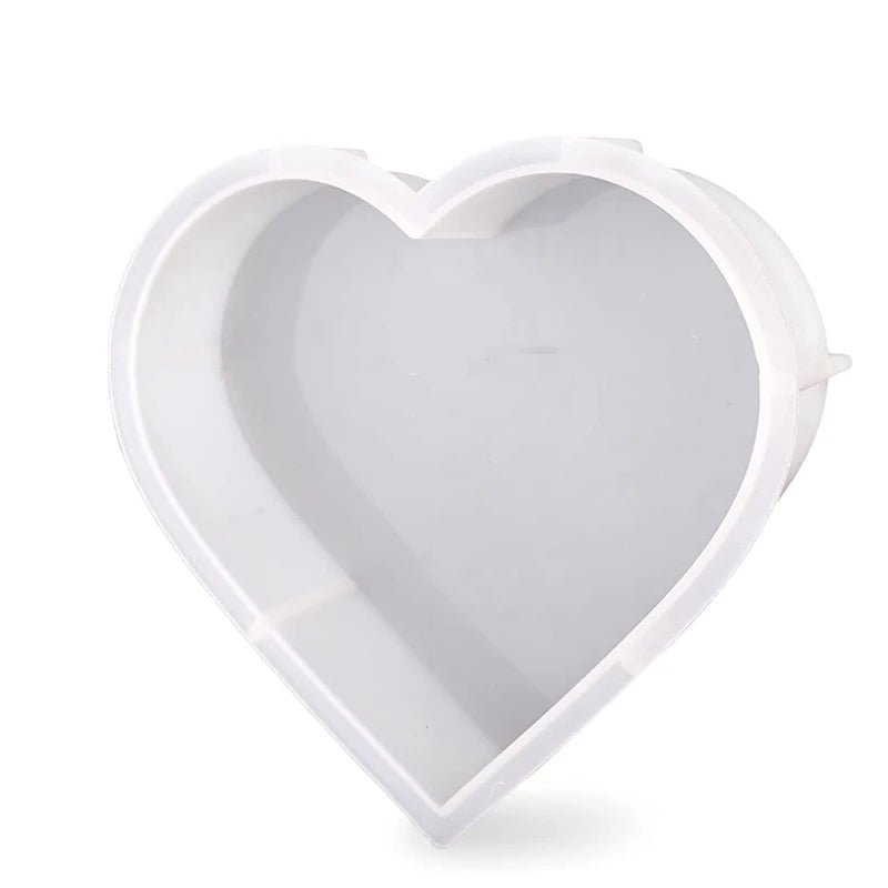 Heart Resin Mold for Flower Preservation, Large Silicone Molds for Casting