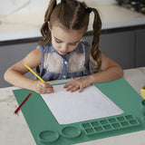 Silicone Drawing Pad for Kids with Pen Slot