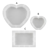 Heart Shape Silicone Epoxy Molds for DIY Photo Frames