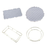 Silicone Resin Tray Mold with Irregular Edge Checkerboard Pattern