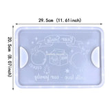 Large Silicone Tray Mold Christmas Resin Tray Mold DIY