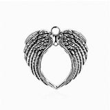Large Angel Wings Pendants Charm in Circle Christmas Tree Ornament