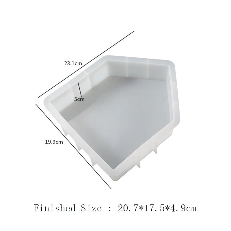 Large Size Arch Ornaments Silicone Mould for Epoxy Resin Mold