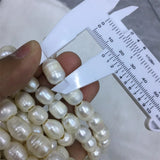 Large Size 4MM Hole 13-15MM Natural Pearl Loose Beads