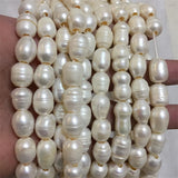 Large Size 4MM Hole 13-15MM Natural Pearl Loose Beads
