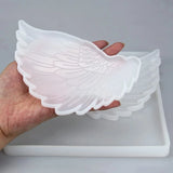 Silicone Mold & Angel Wings Mold Set for DIY Resin Coaster, Photo Frame