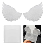Silicone Mold & Angel Wings Mold Set for DIY Resin Coaster, Photo Frame