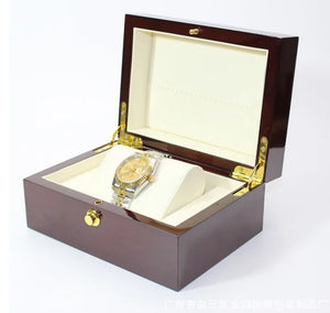 Large Wood Lacquered Single Watch Box