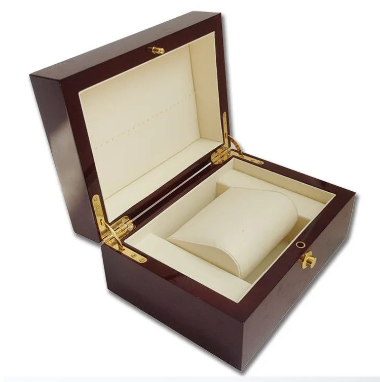 Large Wood Lacquered Single Watch Box
