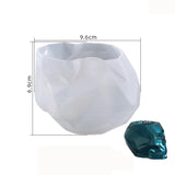 Large Skull Flower Pot Silicone Mold DIY Epoxy Resin Mold Home Office Decoration