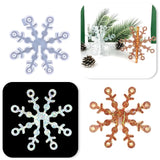 Snowflake Silicone Moulds for Christmas Ornaments and Coasters
