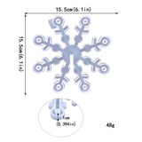 Snowflake Silicone Moulds for Christmas Ornaments and Coasters