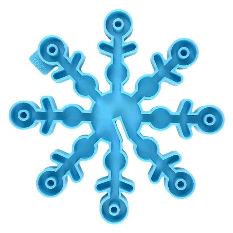 Snowflake Silicone Moulds for Christmas Ornaments and Coasters