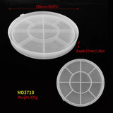 Large Soap Box Stampi Silicone Storage Tray Epoxy Resin Mold Crafts