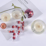 LED Crystal Ball Night Light Mold with Wooden Base Stand