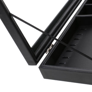 Large Square Leather Necklace Jewelry Retail Display Tray Box
