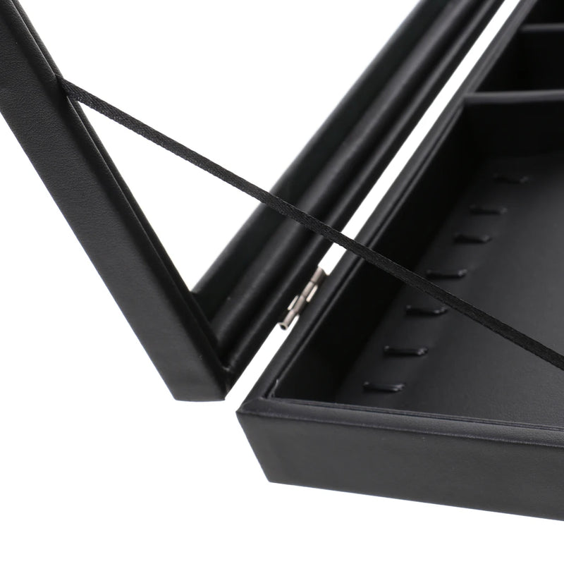 Large Square Leather Necklace Jewelry Retail Display Tray Box