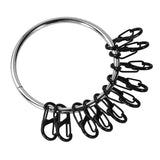 Stainless Steel 8-Shaped Keychain with Quick Buckle Key Chain