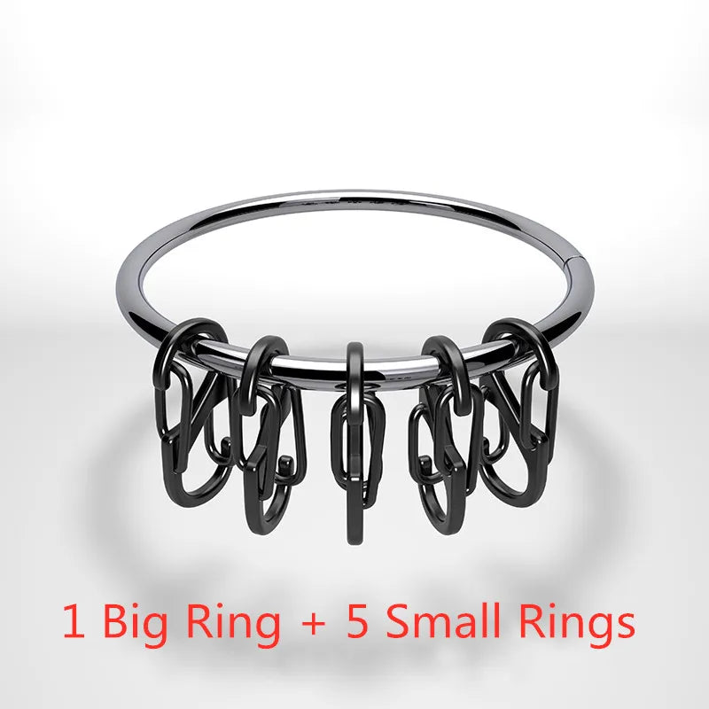 Stainless Steel 8-Shaped Keychain with Quick Buckle Key Chain
