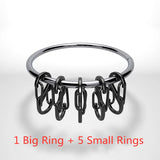 Stainless Steel 8-Shaped Keychain with Quick Buckle Key Chain