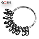 Stainless Steel 8-Shaped Keychain with Quick Buckle Key Chain