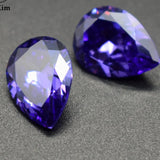 12?16mm Tanzanite Pear Shape AAAA+ 10.5Ct Sapphire Gemstone