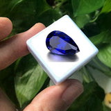 Large Tanzanite Pear Shape AAAA+ 12-16mm 10.5Ct Loose Stone