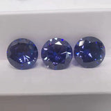 Large Tanzanite Sapphire Round Shape AAAA+ 11.0mm Loose Gemstone DIY Jewelry